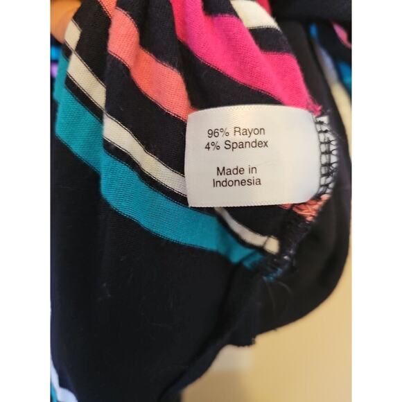 Lane Bryant Striped Colorful Maxi Dress‎ Size 18/20 - Picture 4 of 7